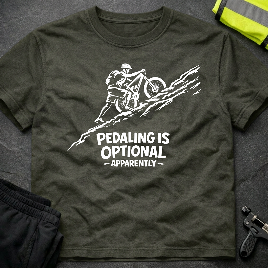 Pedaling is optional T-Shirt
