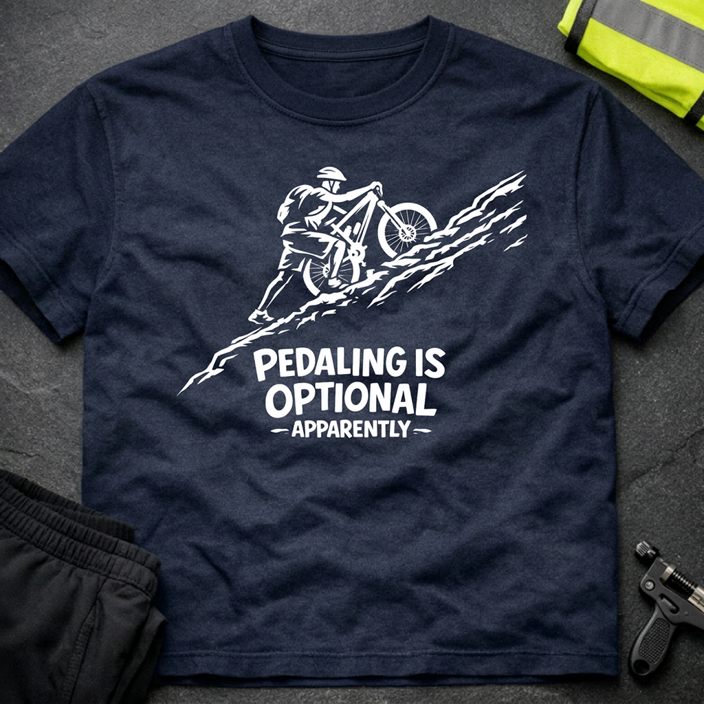 Pedaling is optional T-Shirt