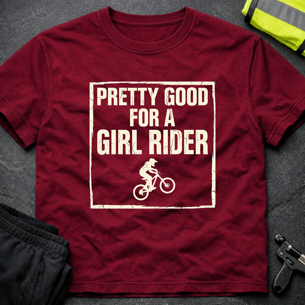 Pretty good for a girl rider T-Shirt