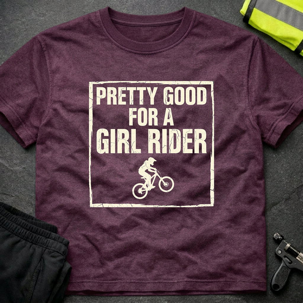 Pretty good for a girl rider T-Shirt