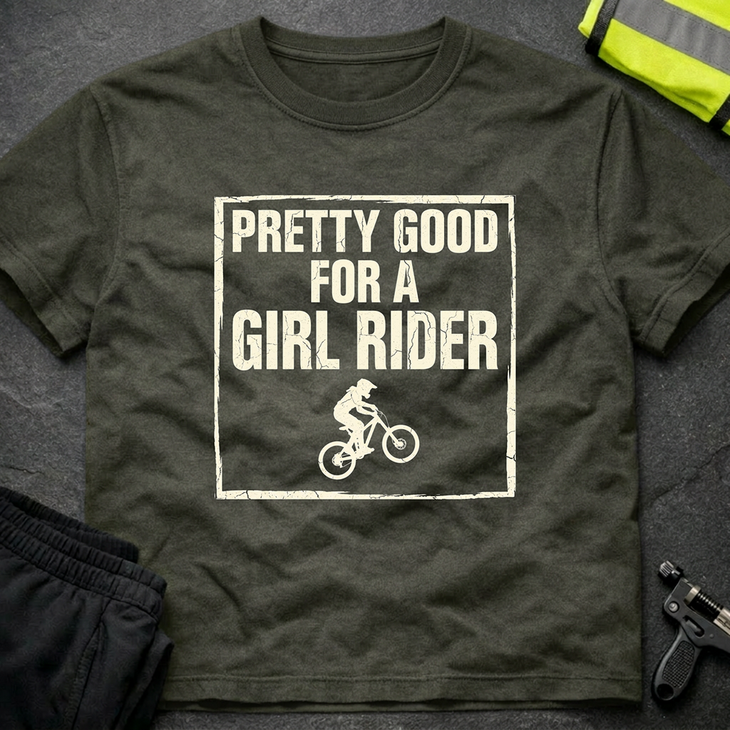 Pretty good for a girl rider T-Shirt