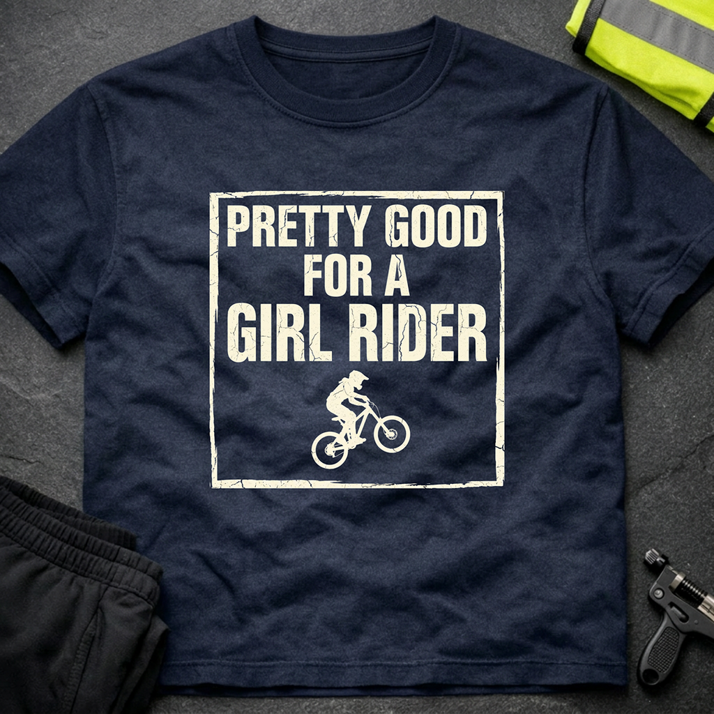 Pretty good for a girl rider T-Shirt