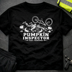 Pumpkin inspector bw Halloween T-Shirt
