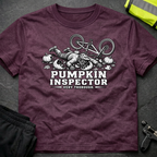 Pumpkin inspector bw Halloween T-Shirt