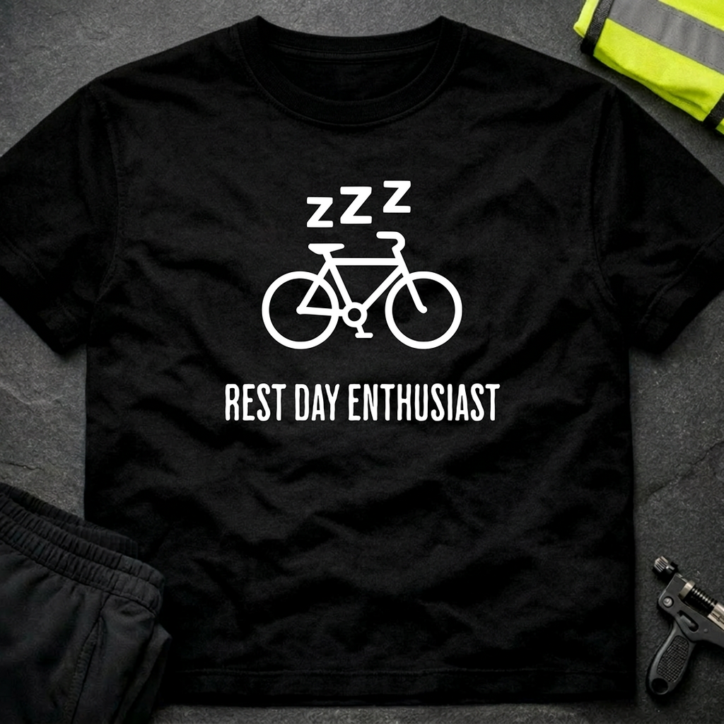 Rest Day Enthusiast cycling T-Shirt