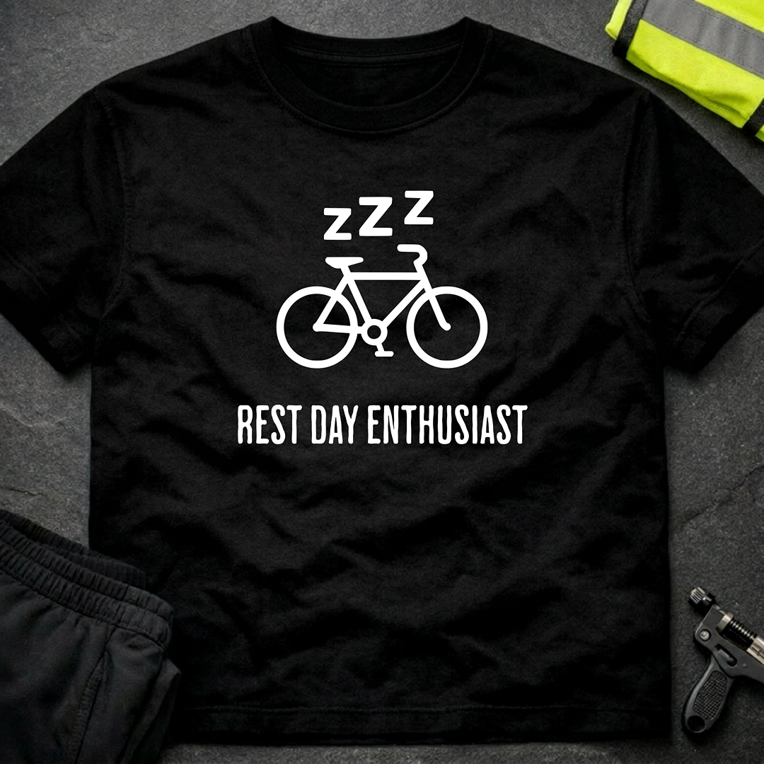 Rest Day Enthusiast cycling T-Shirt