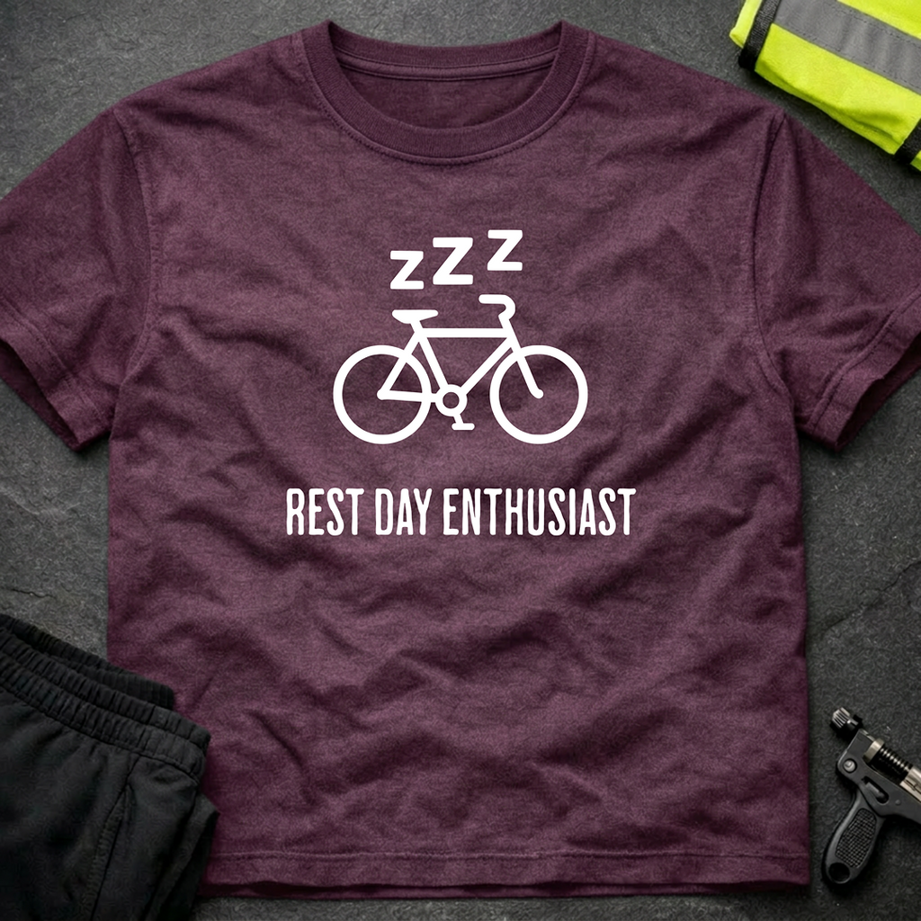 Rest Day Enthusiast cycling T-Shirt