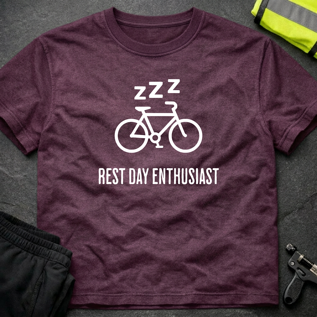 Rest Day Enthusiast cycling T-Shirt
