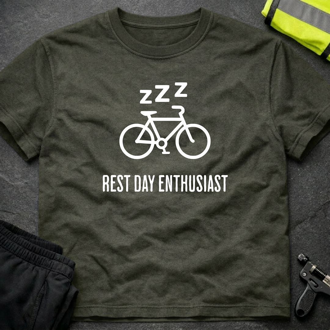 Rest Day Enthusiast cycling T-Shirt