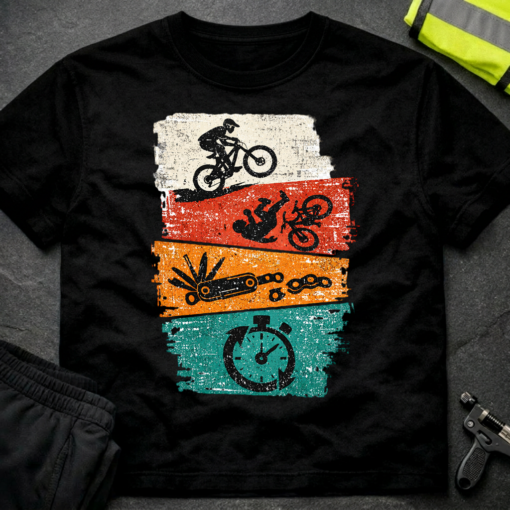 Ride Crash Fix Repeat T-Shirt