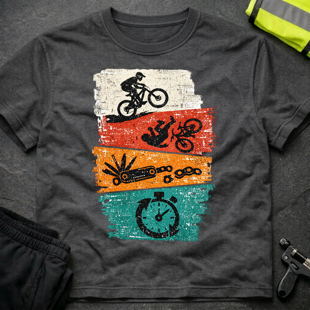 Ride Crash Fix Repeat T-Shirt