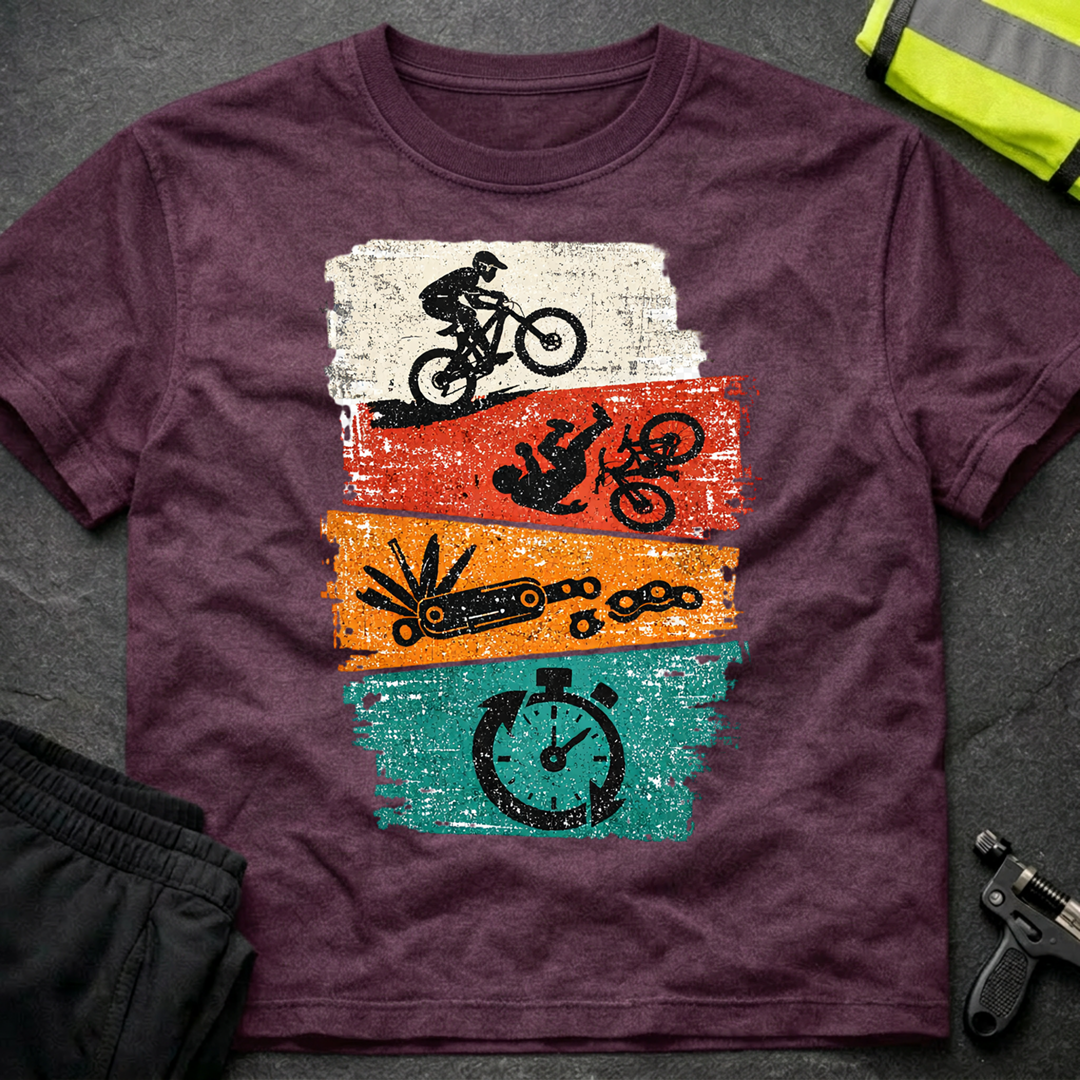 Ride Crash Fix Repeat T-Shirt
