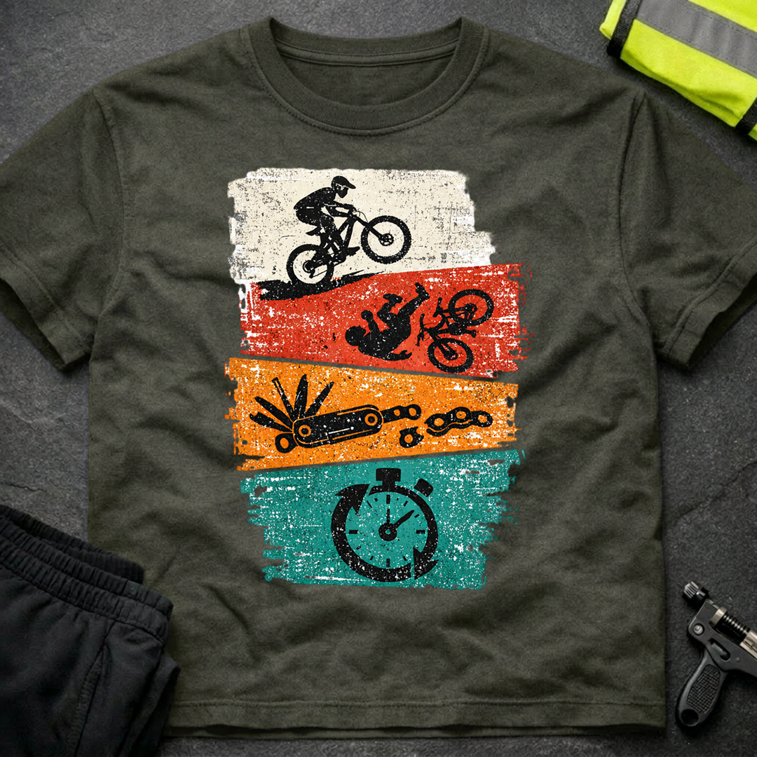 Ride Crash Fix Repeat T-Shirt