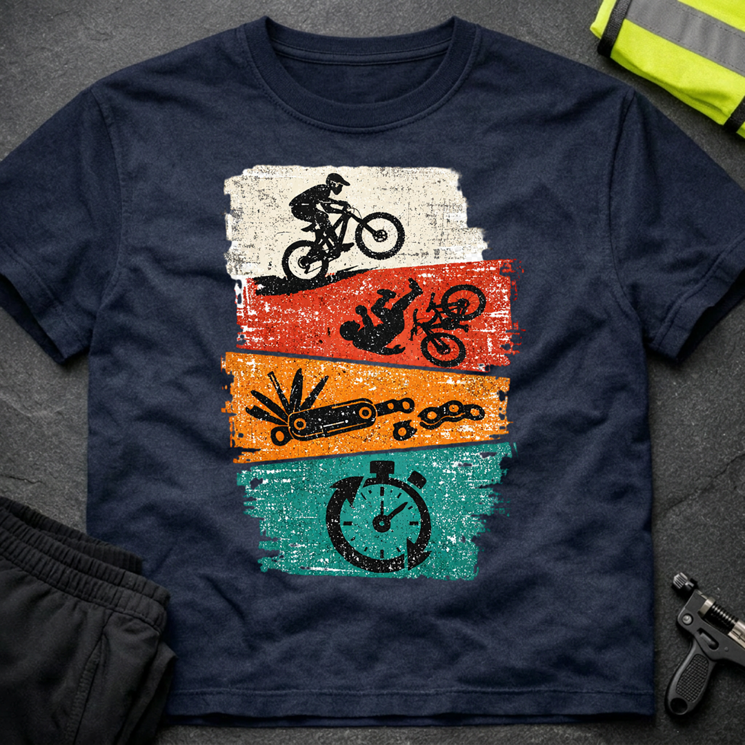 Ride Crash Fix Repeat T-Shirt