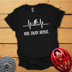 Ride Enjoy Repeat cycling T-Shirt