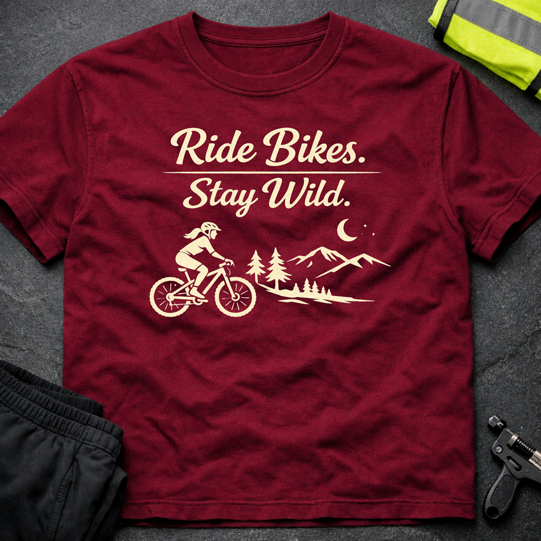 Ride bikes Stay wild T-Shirt