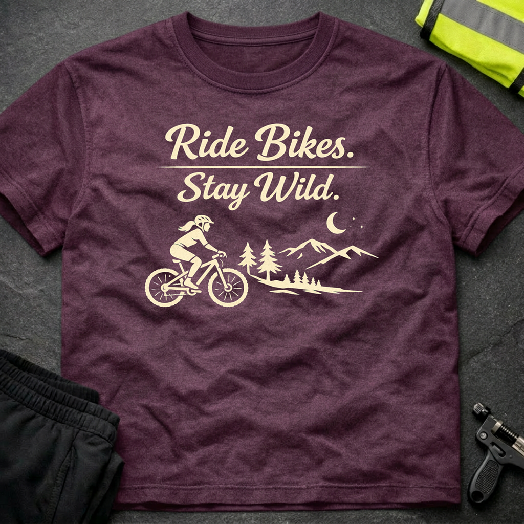 Ride bikes Stay wild T-Shirt