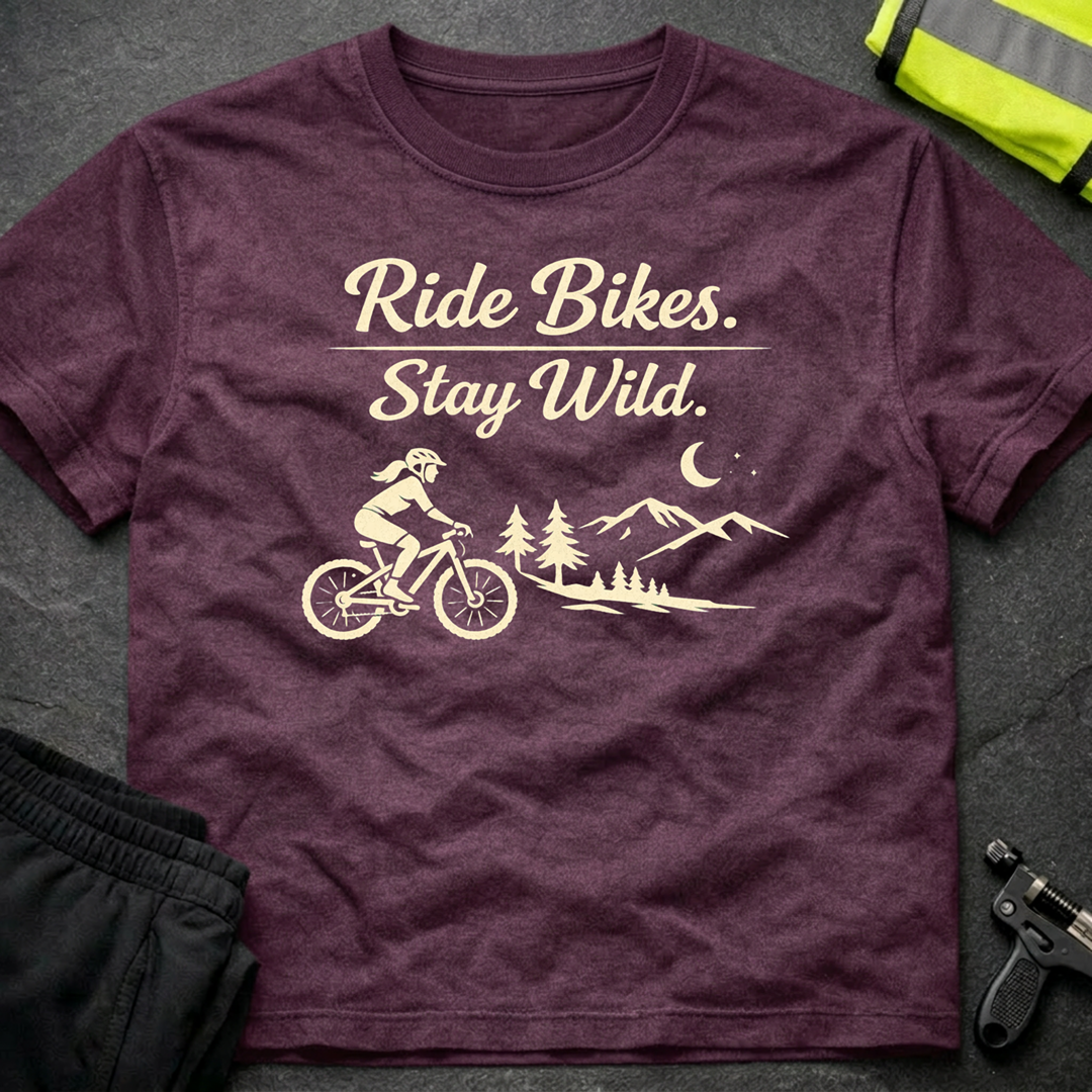 Ride bikes Stay wild T-Shirt