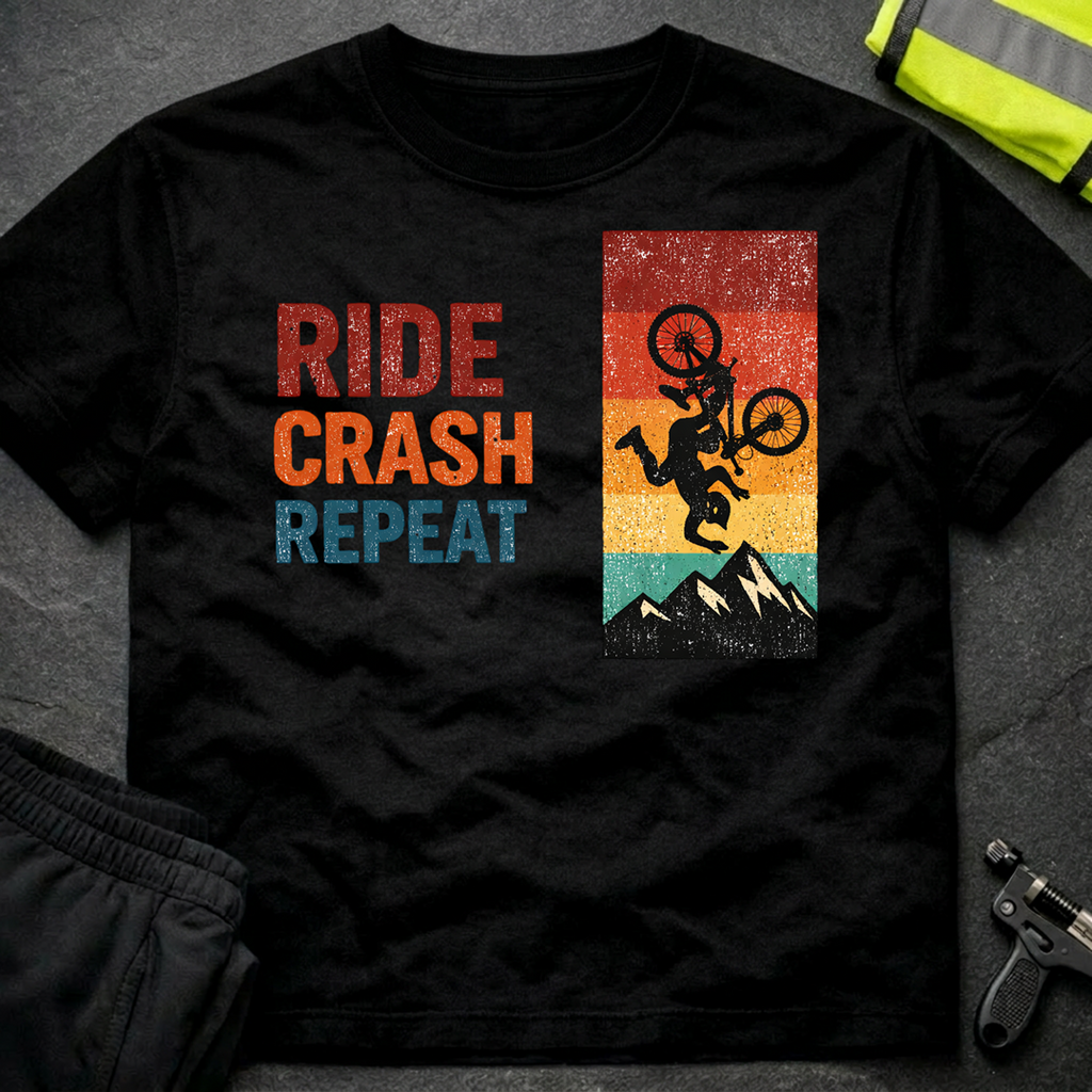 Ride Crash Repeat T-Shirt