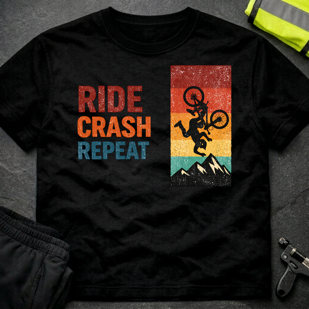 Ride Crash Repeat T-Shirt