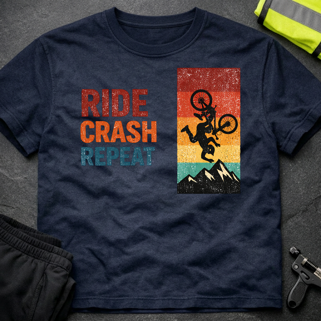 Ride Crash Repeat T-Shirt