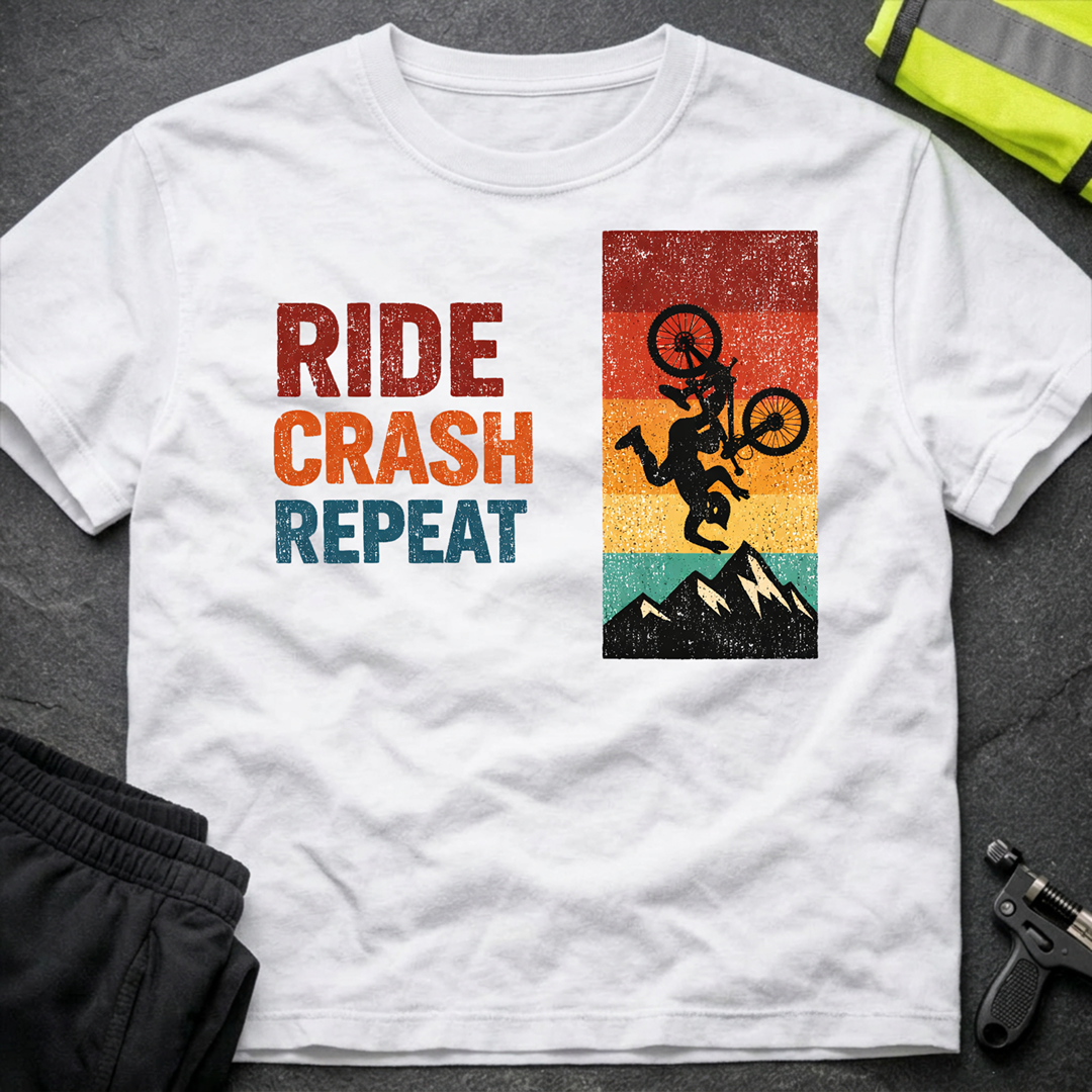 Ride Crash Repeat T-Shirt