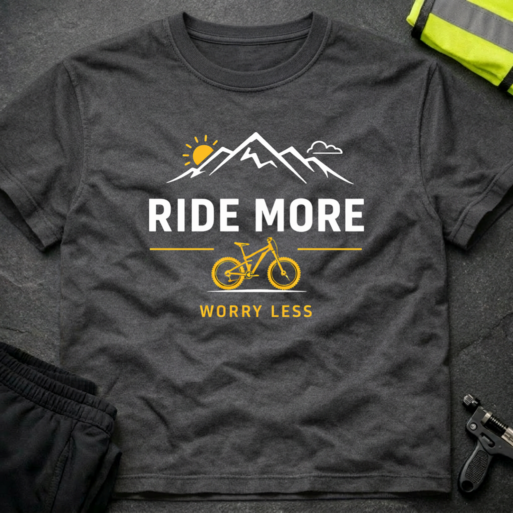 Ride more Worry less T-Shirt