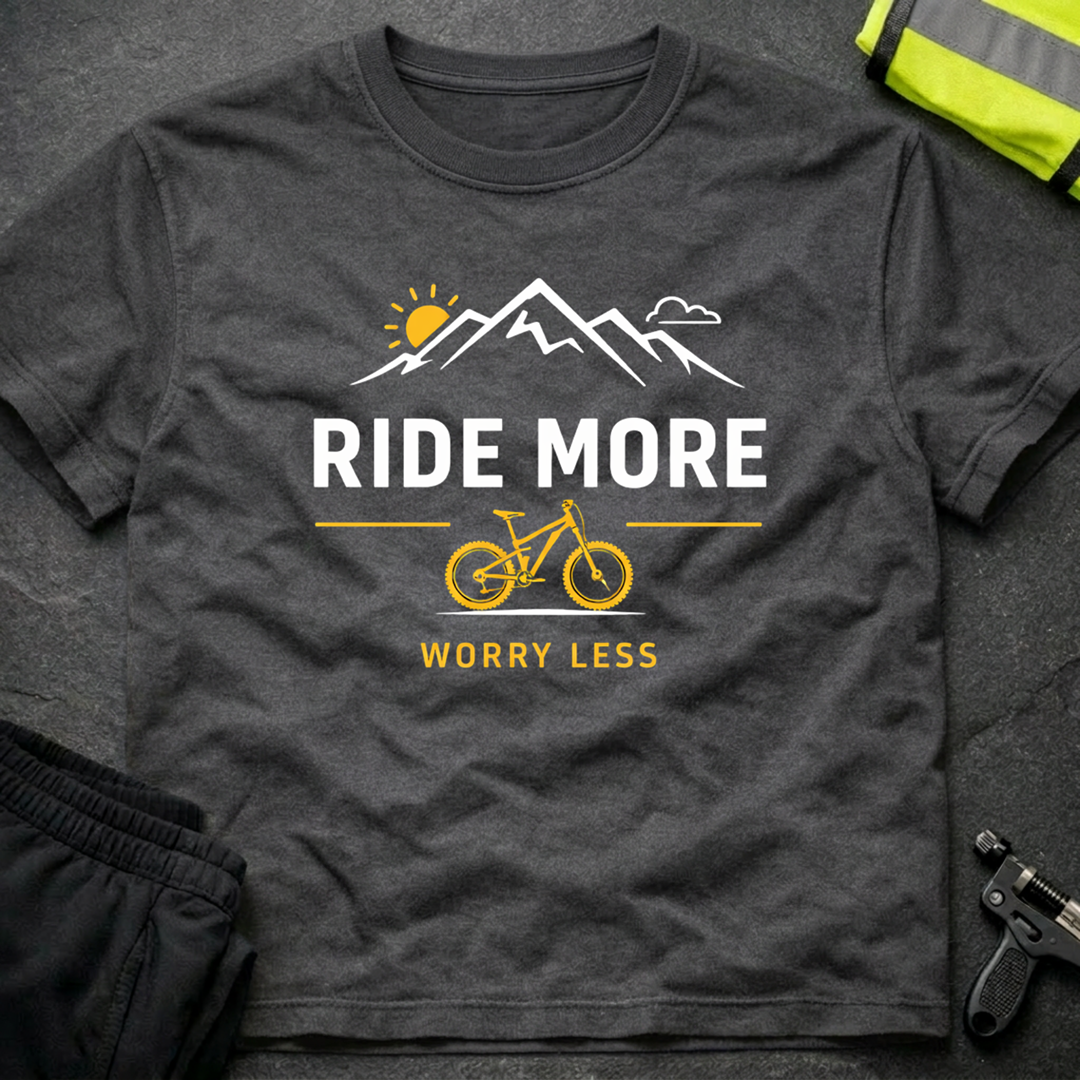 Ride more Worry less T-Shirt