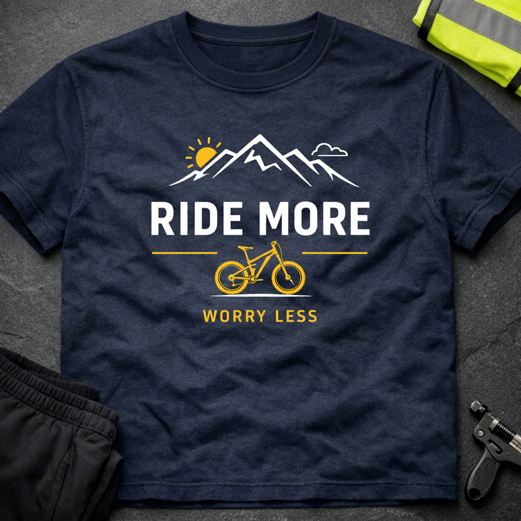 Ride more Worry less T-Shirt