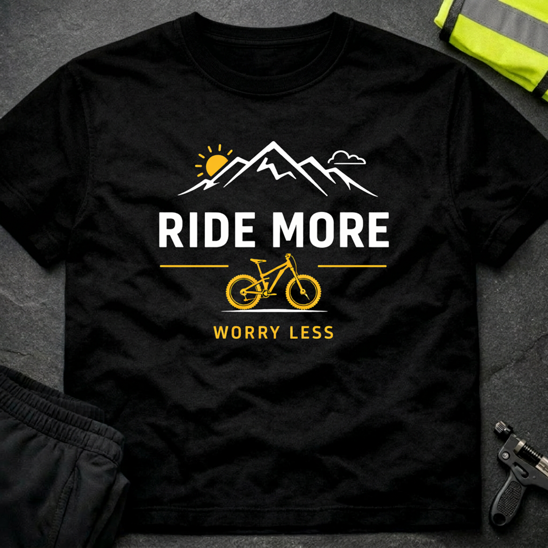 Ride more Worry less T-Shirt