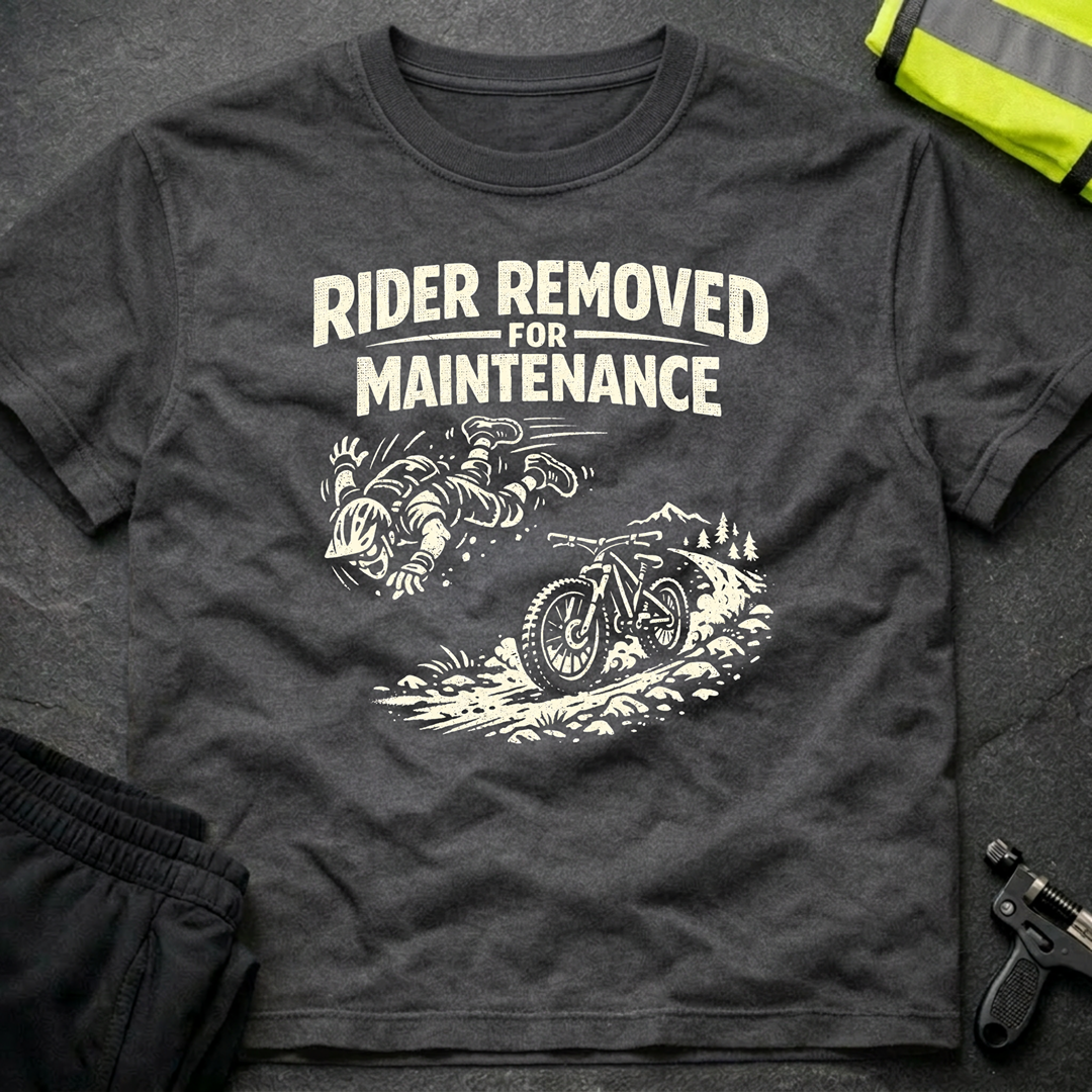 Rider removed for maintenance T-Shirt