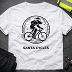 Santa Cycles Christmas cycling T-Shirt