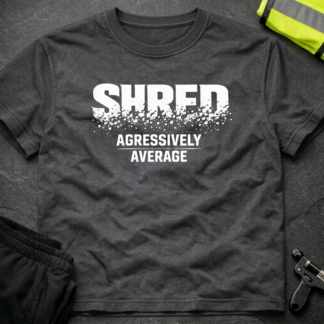 Shred Agressively Average T-Shirt