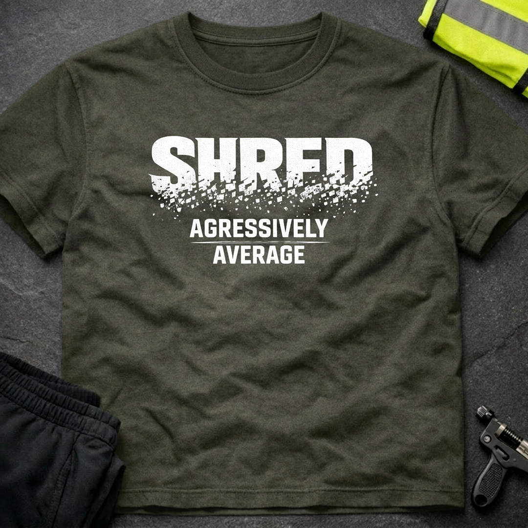 Shred Agressively Average T-Shirt