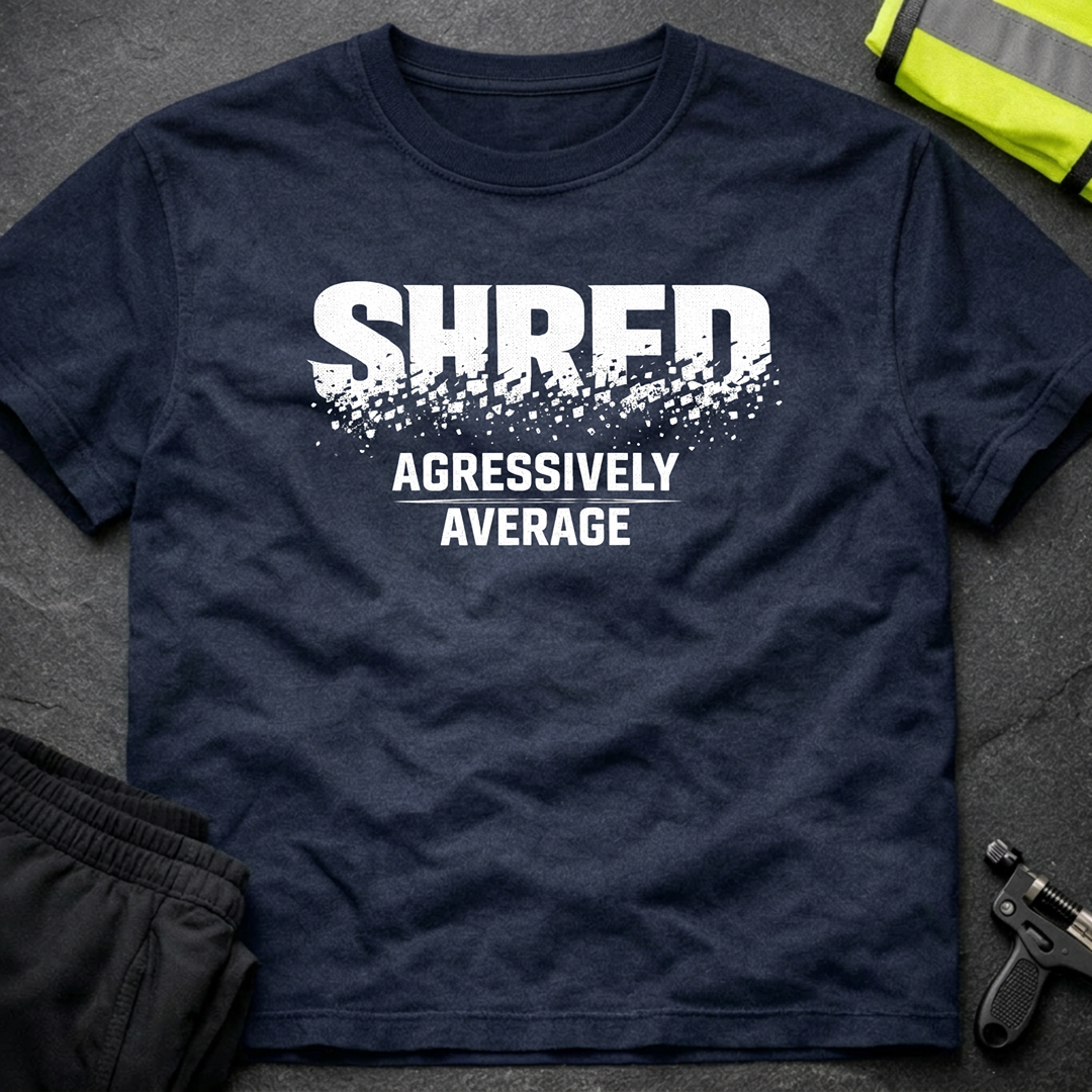 Shred Agressively Average T-Shirt