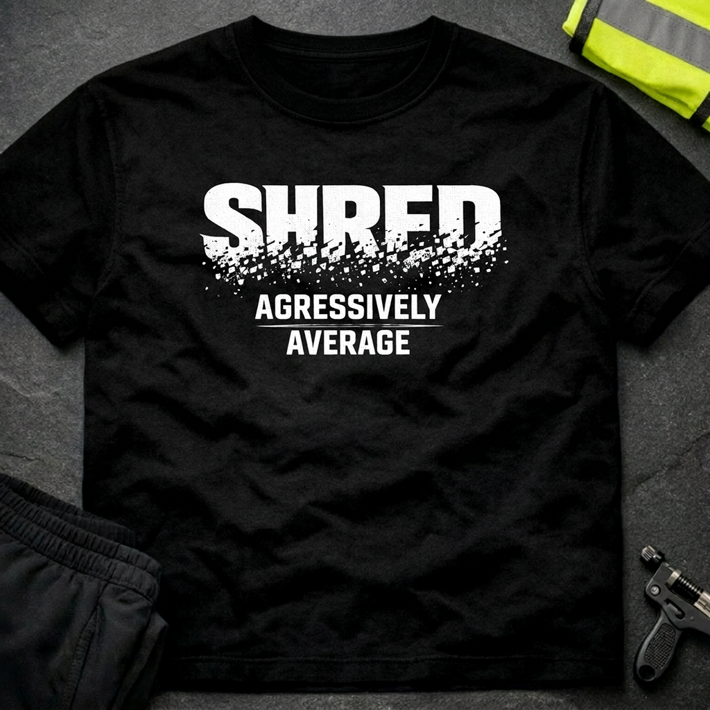 Shred Agressively Average T-Shirt
