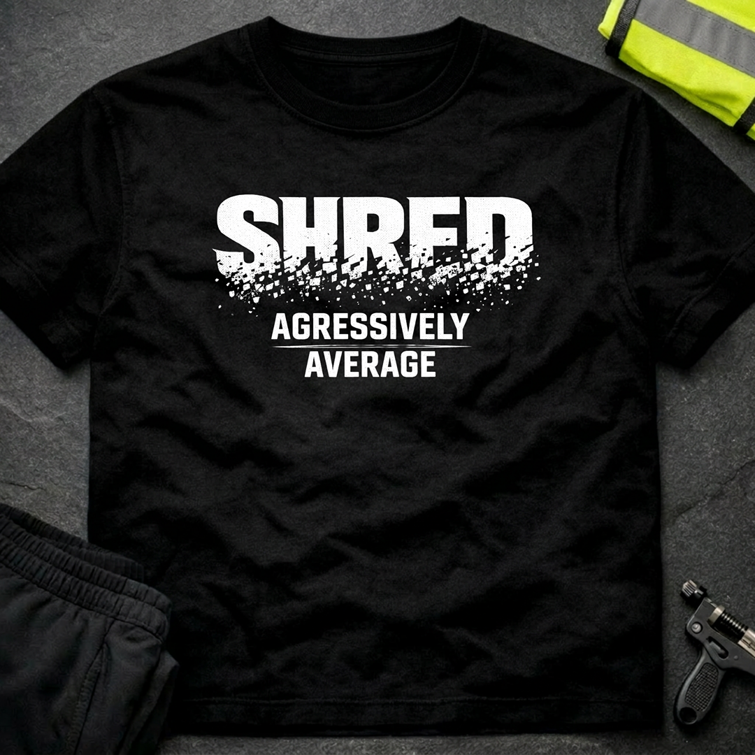 Shred Agressively Average T-Shirt