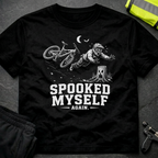 Spooked myself bw Halloween T-Shirt