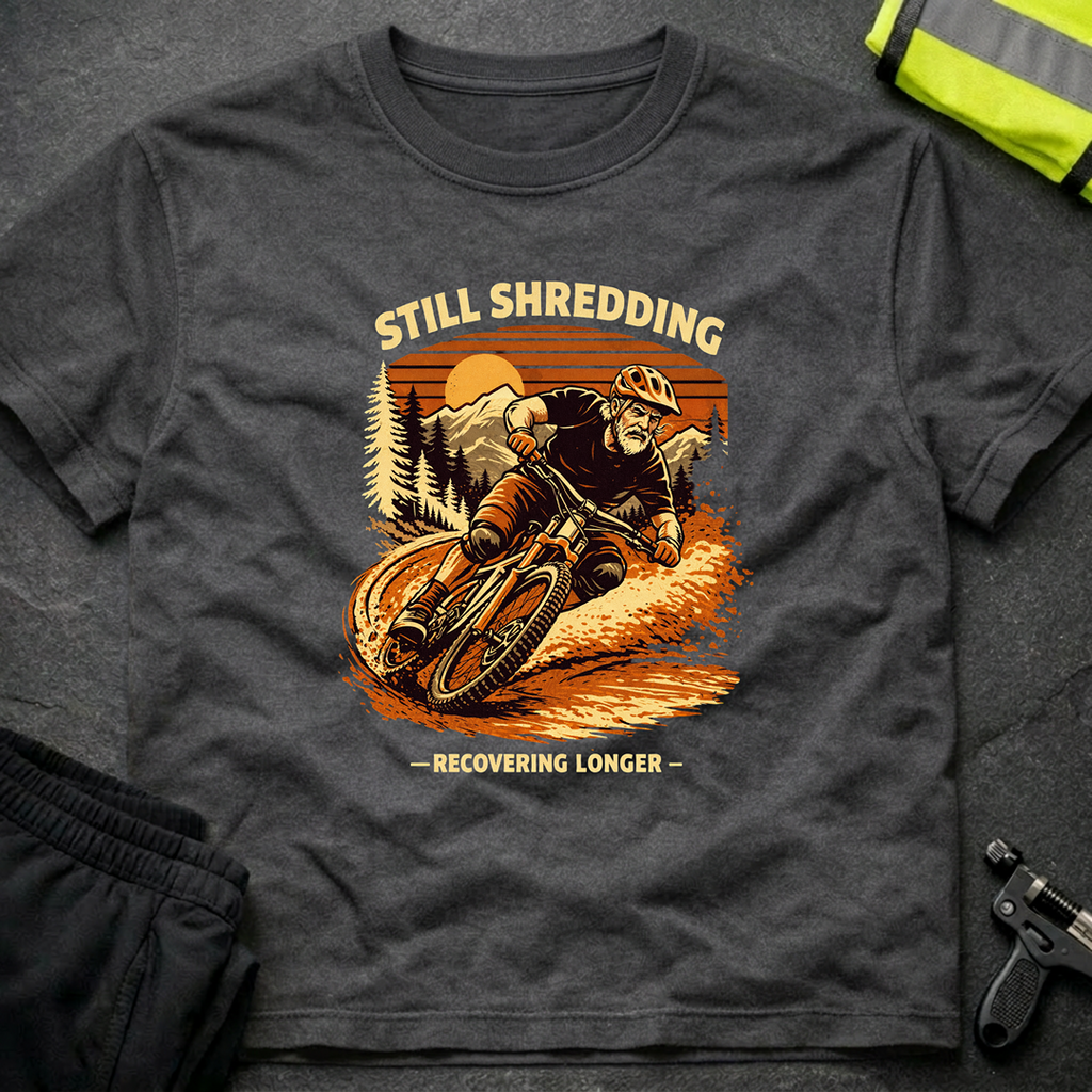 Still shredding Recovering longer T-Shirt