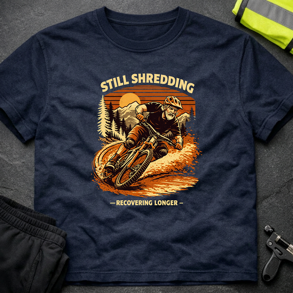 Still shredding Recovering longer T-Shirt