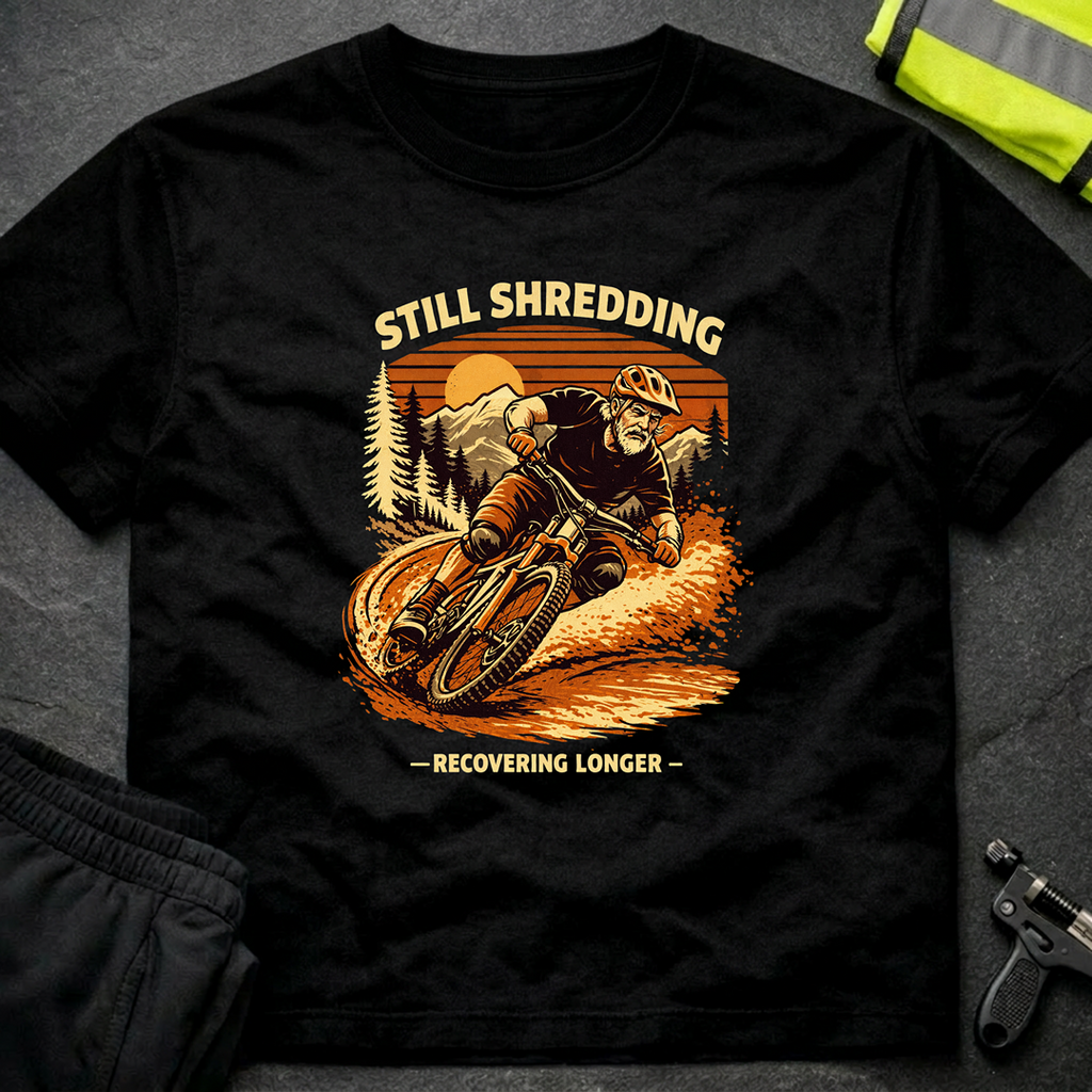 Still shredding Recovering longer T-Shirt
