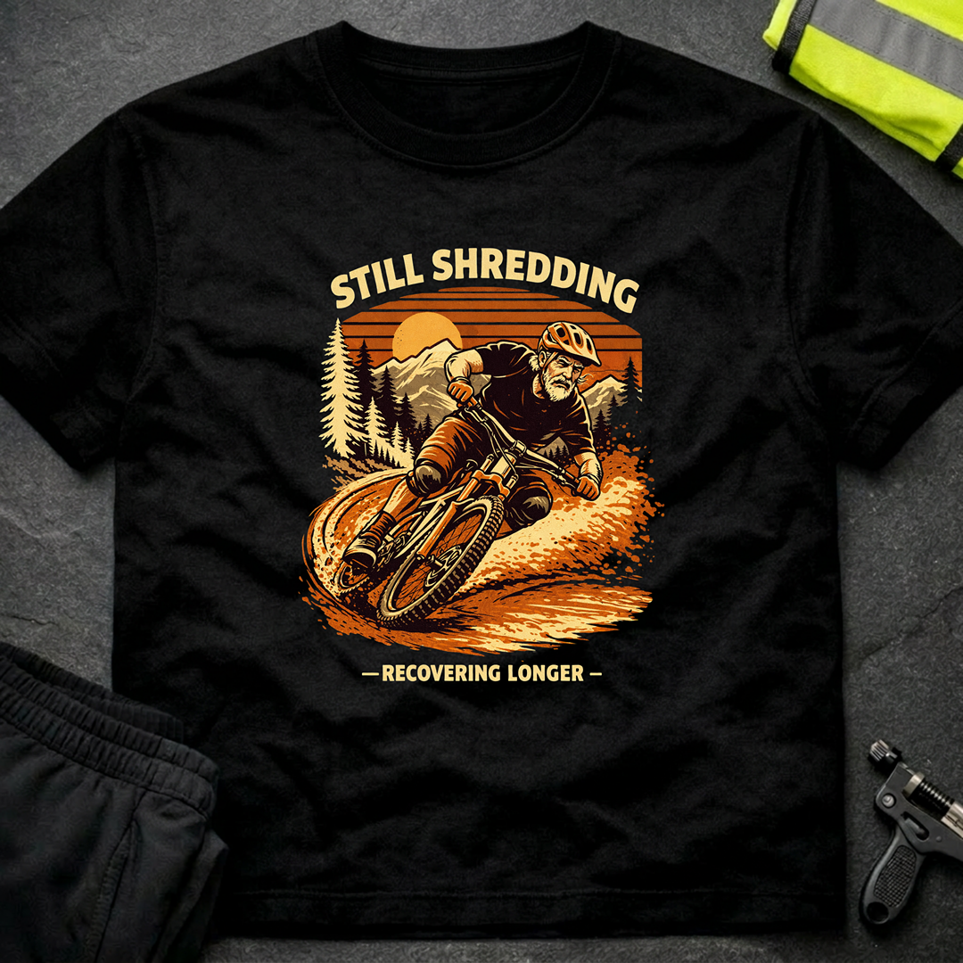 Still shredding Recovering longer T-Shirt