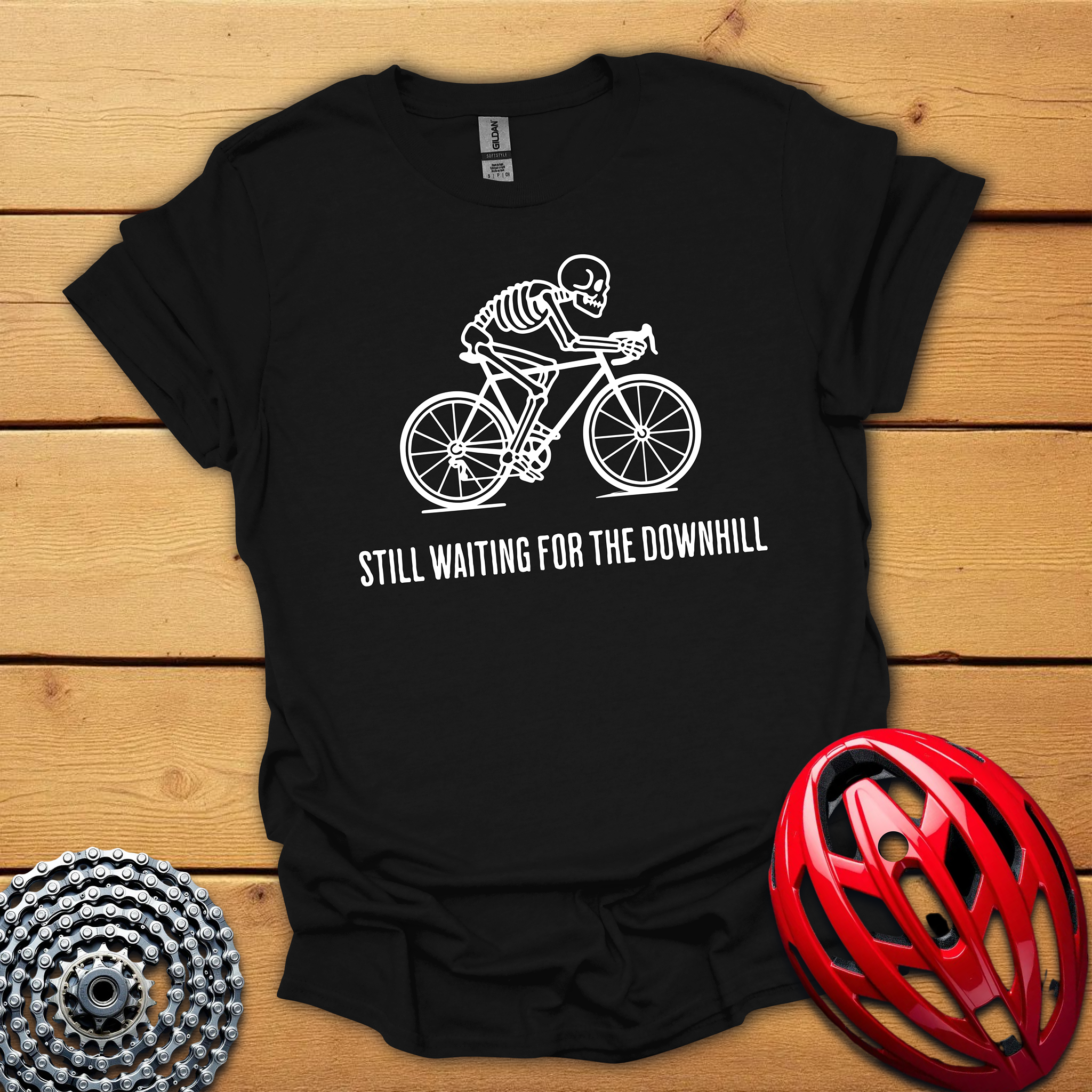 Still waiting for the downhill Cycling T-Shirt