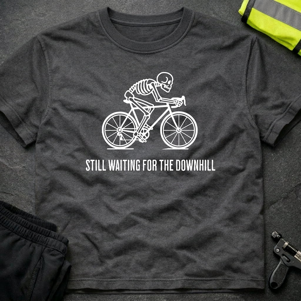 Still waiting for the downhill Cycling T-Shirt