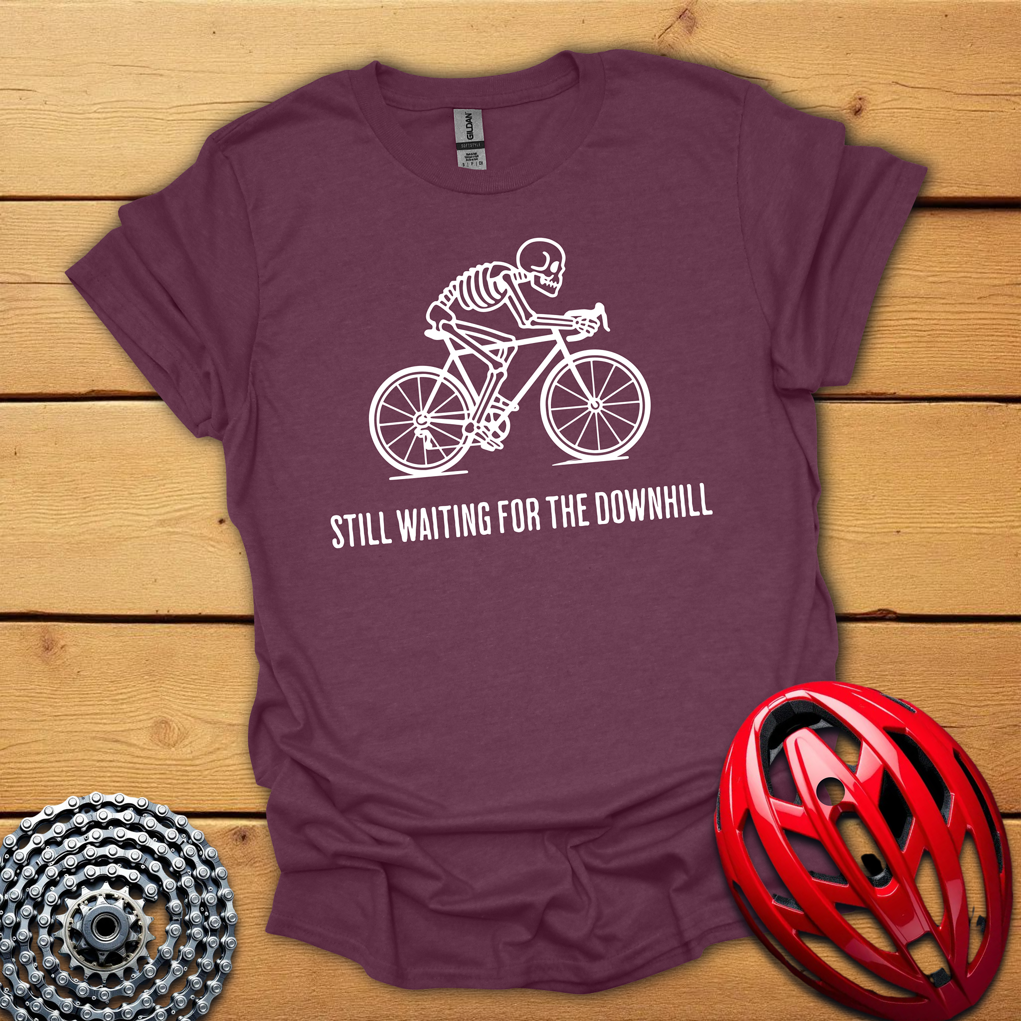Still waiting for the downhill Cycling T-Shirt