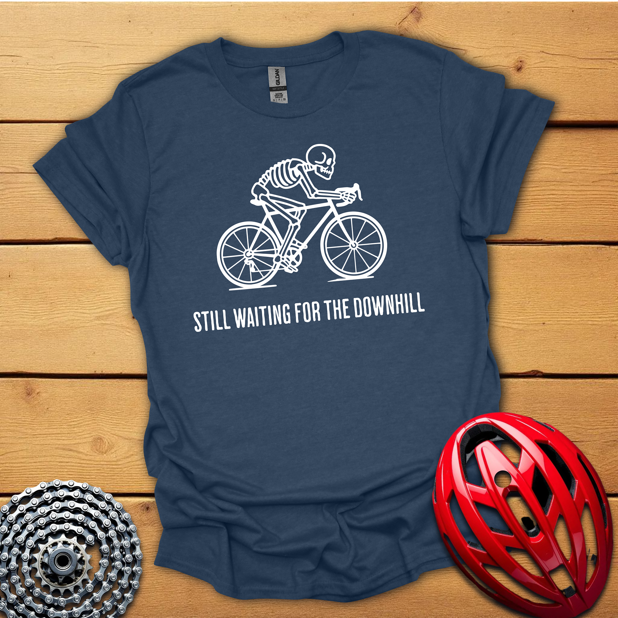 Still waiting for the downhill Cycling T-Shirt