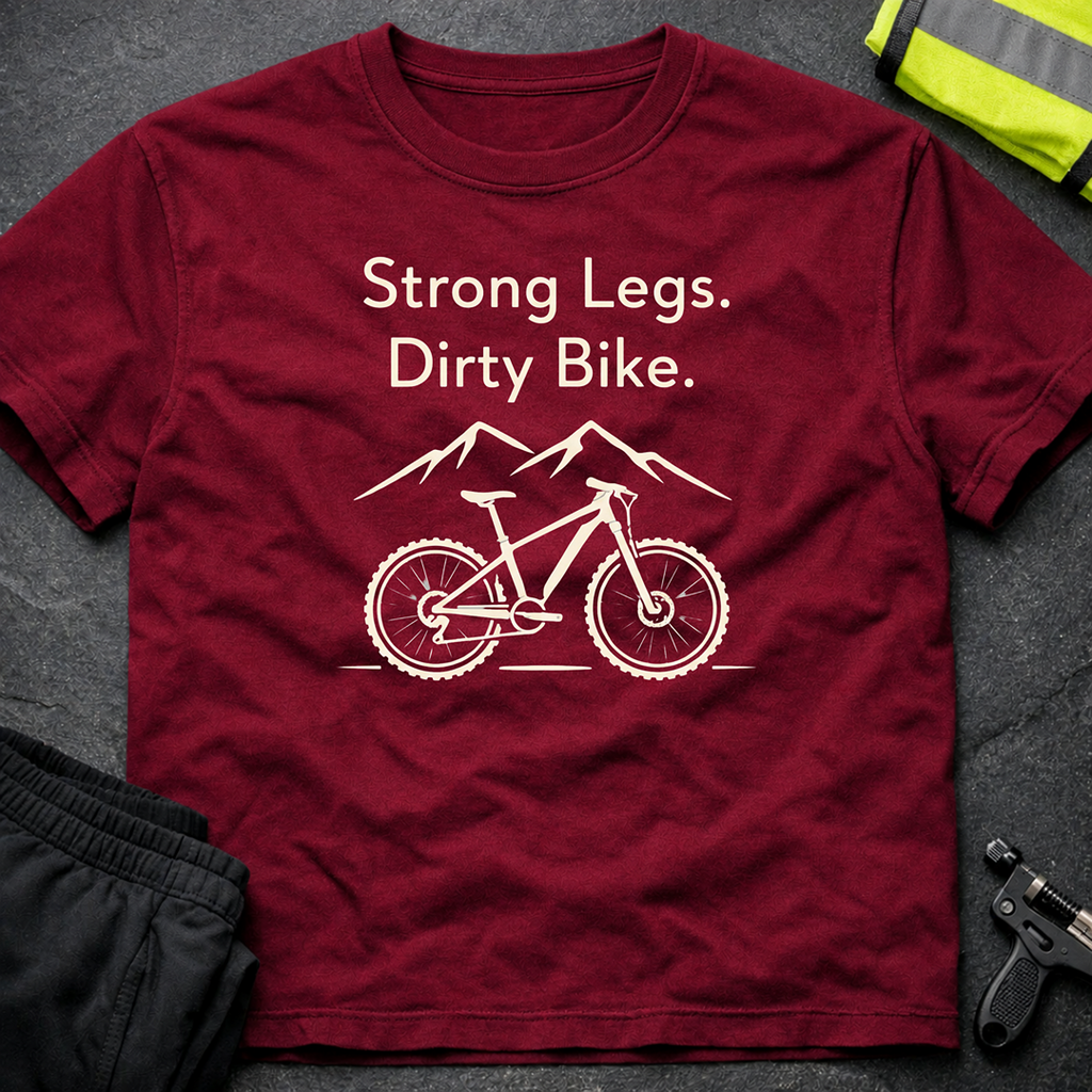 Strong legs, dirty bike T-Shirt