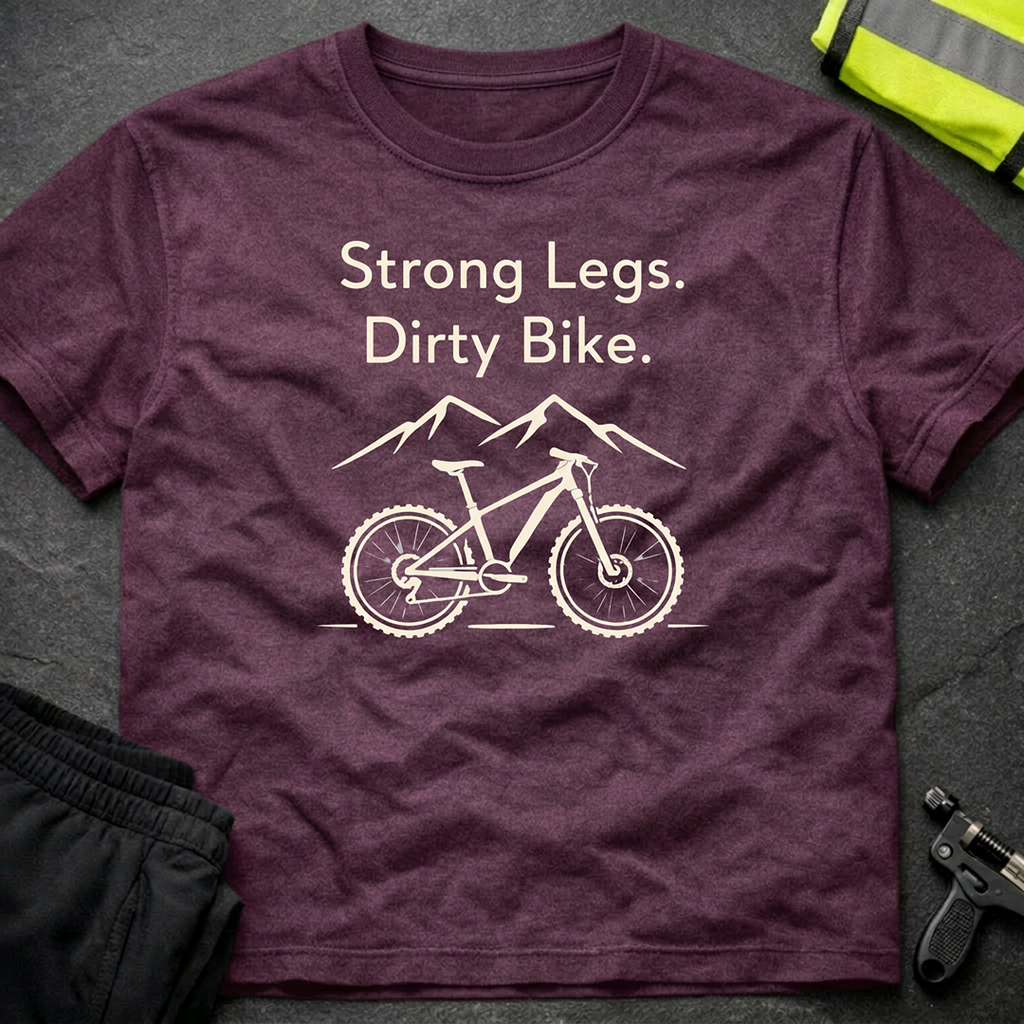 Strong legs, dirty bike T-Shirt