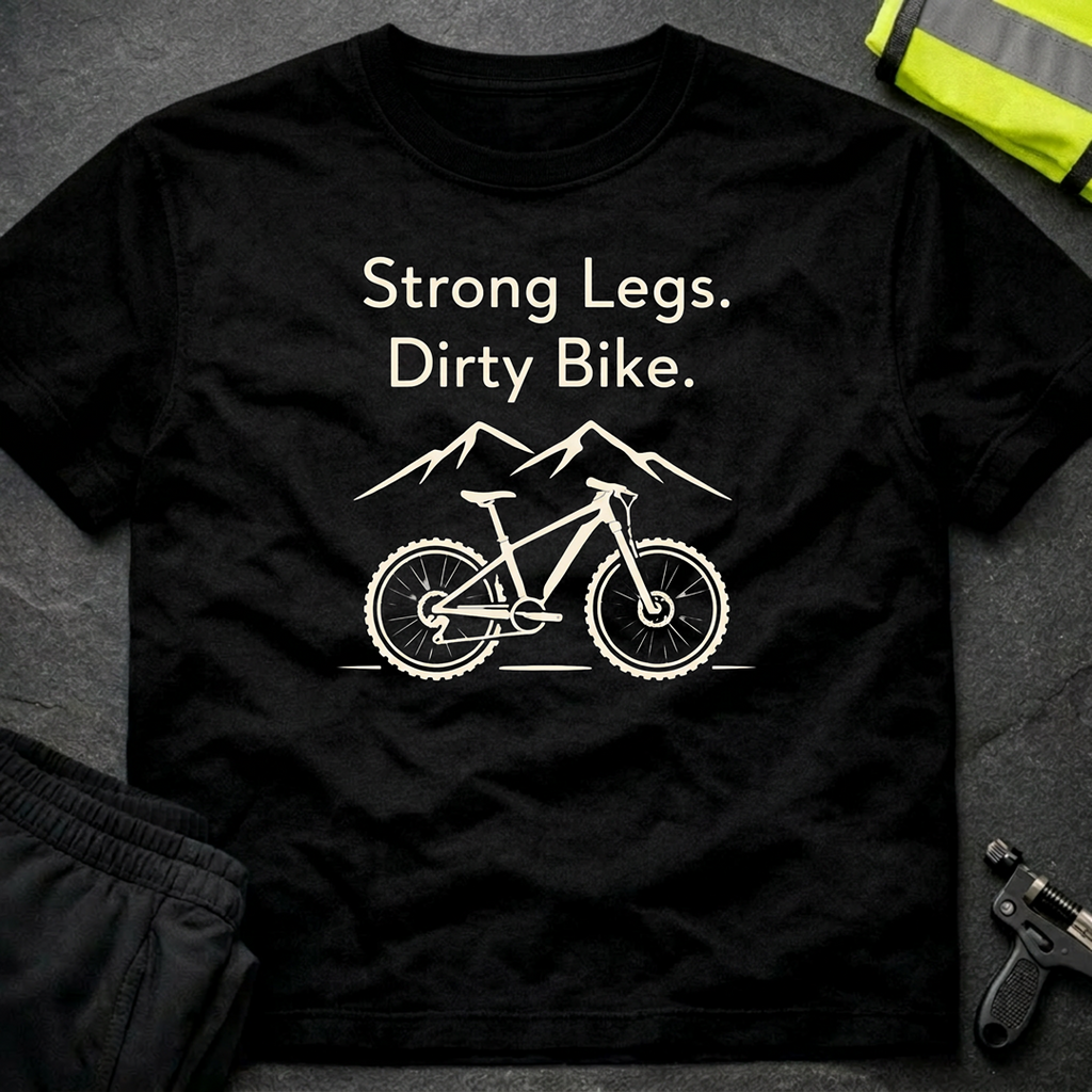 Strong legs, dirty bike T-Shirt