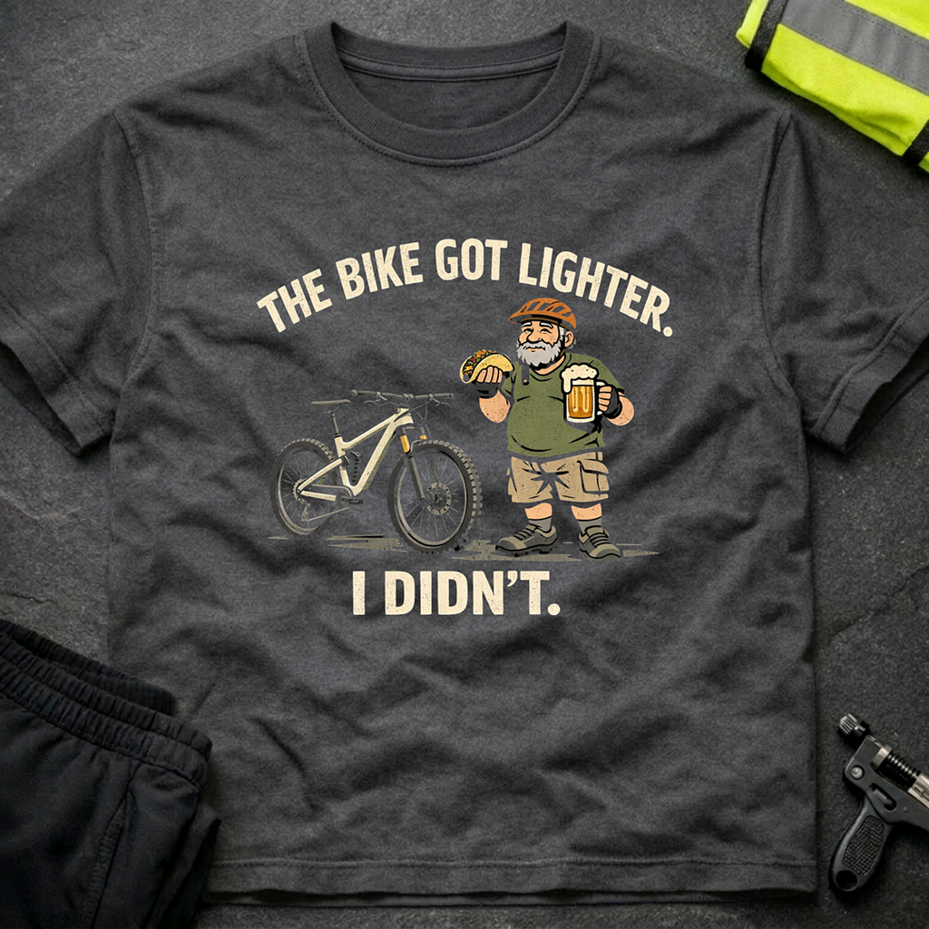 The bike got lighter T-Shirt